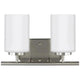 Generation Lighting - Oslo Two Light Wall / Bath (with Bulbs) - Lights Canada