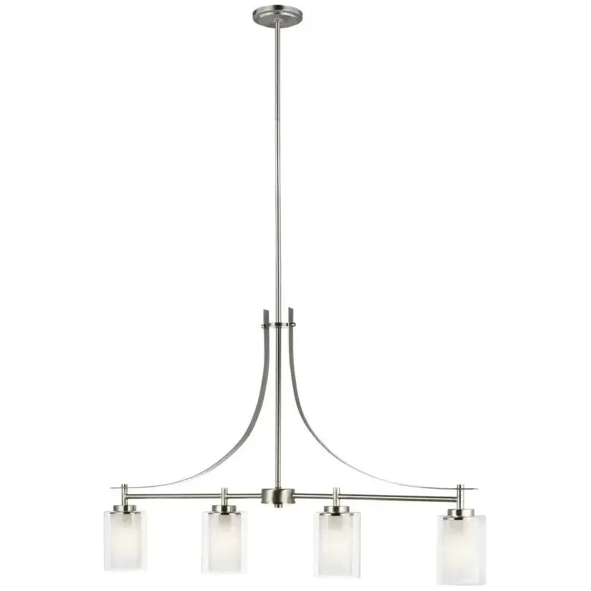 Generation Lighting - Elmwood Park Four Light Island Pendant (with Bulbs) - Lights Canada