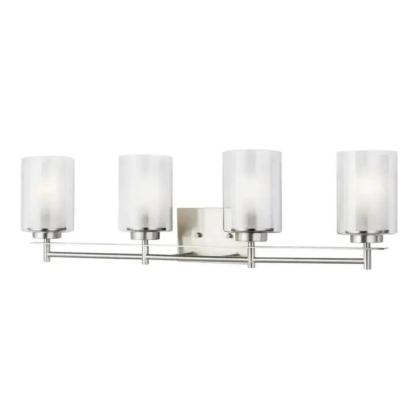 Generation Lighting - Elmwood Park Four Light Wall / Bath (with Bulbs) - Lights Canada