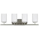Generation Lighting - Oslo Four Light Wall / Bath (with Bulbs) - Lights Canada