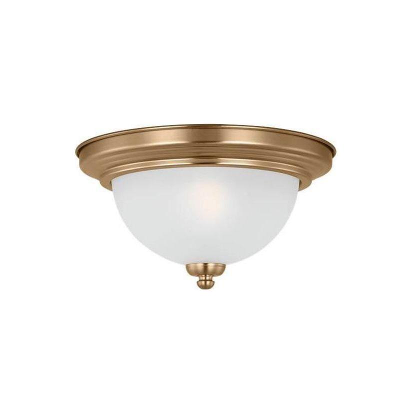 Generation Lighting - Geary One Light Flush Mount (with Bulbs) - Lights Canada