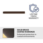 WAC Lighting - 4" Extension Rod for WAC Landscape Lighting Accent or Wall Wash - Lights Canada