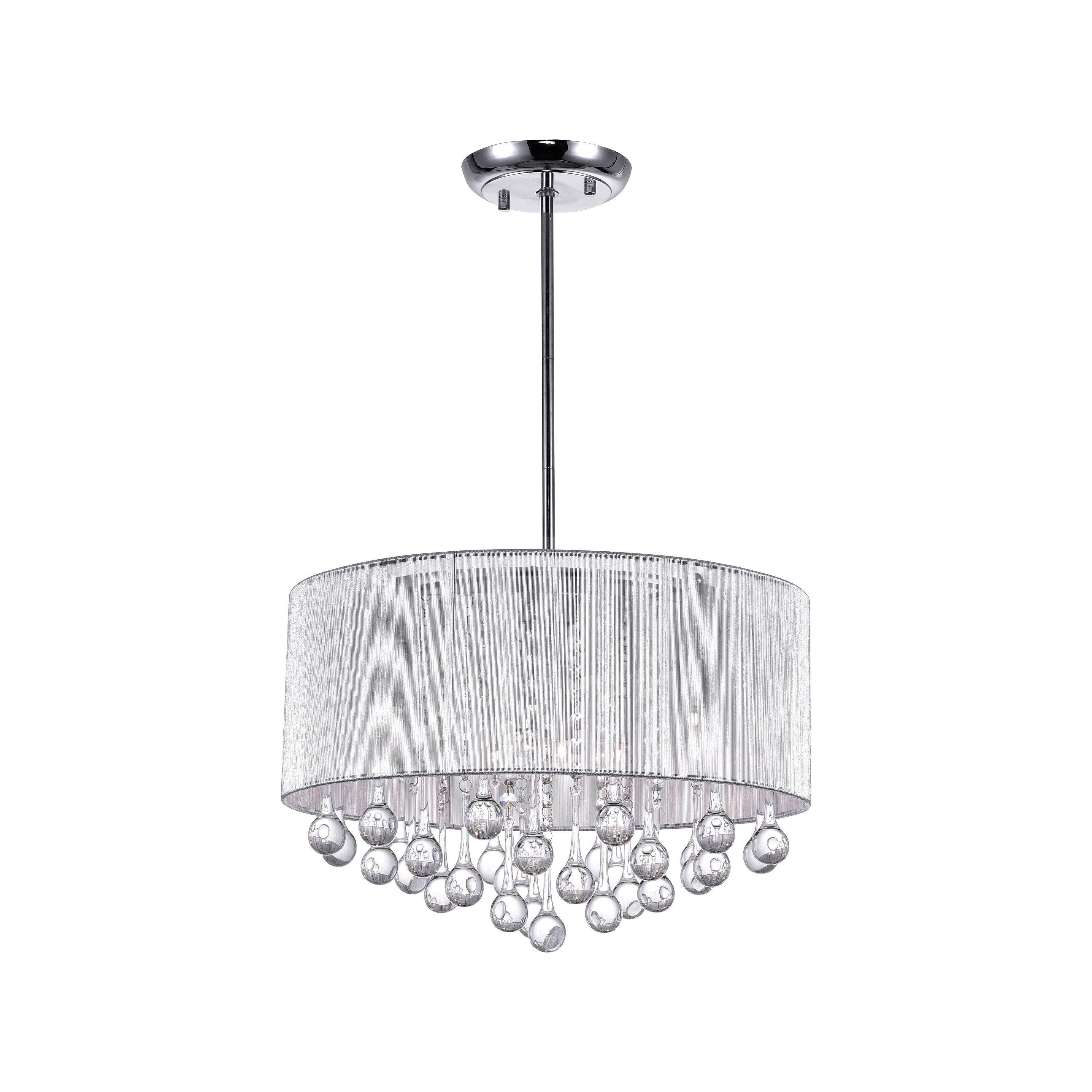 Water Drop Chandelier Chrome
