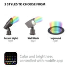 WAC Lighting - Accent Light Color Changing LED 12V with Bluetooth Smart Control App - Lights Canada