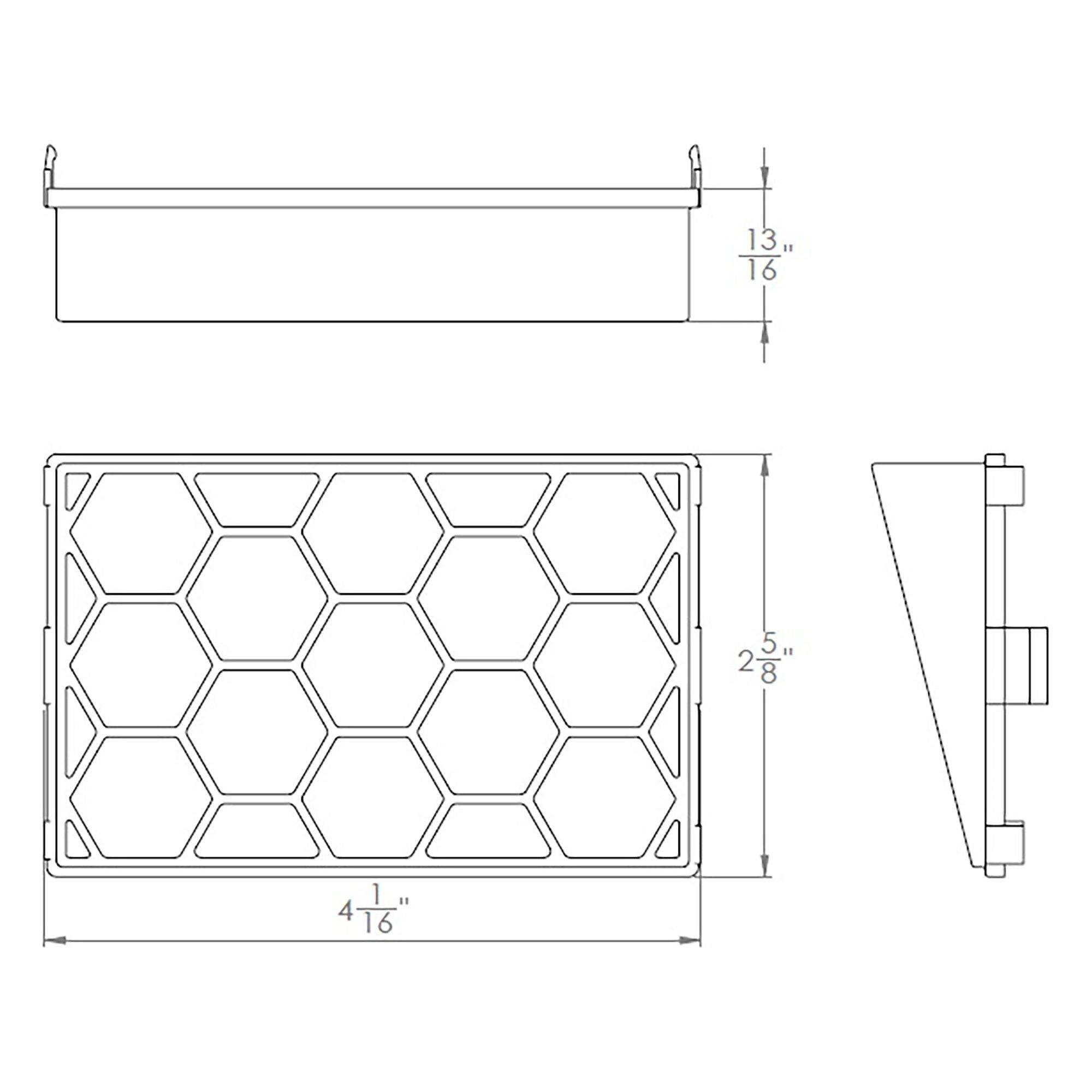 WAC Lighting - Snap-on Honeycomb Louver Glare Control for WAC Landscape Lighting Wall Wash - Lights Canada