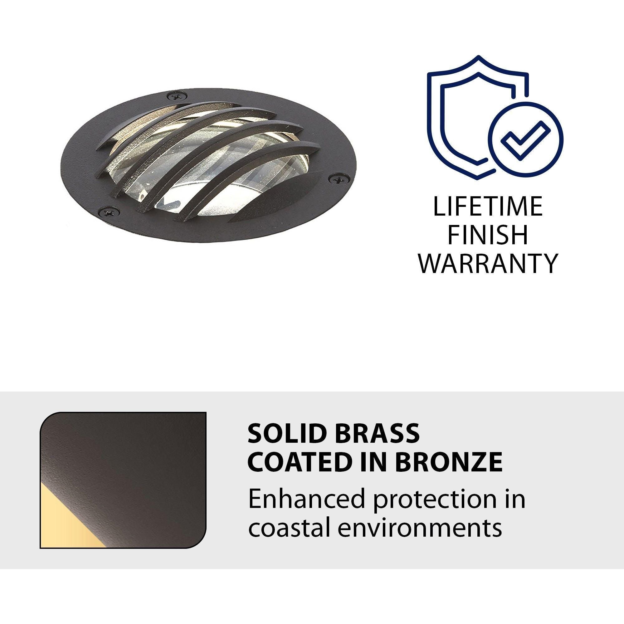 WAC Lighting - Round Rock Guard for WAC Landscape Lighting 3" Well Light - Lights Canada