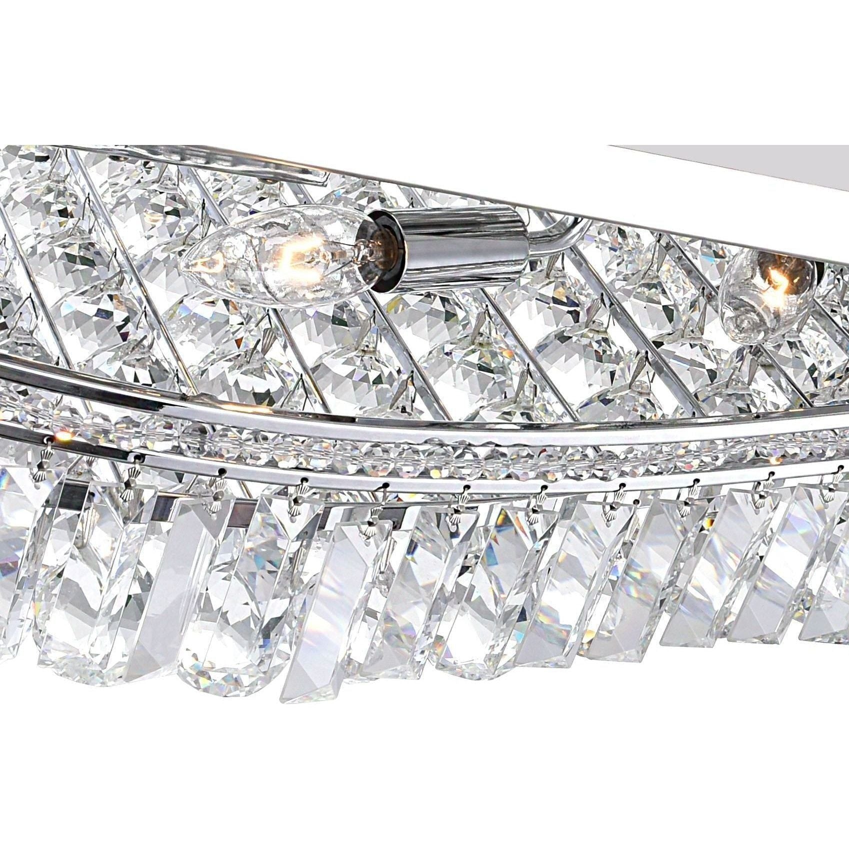 Ripple Flush Mount Chrome