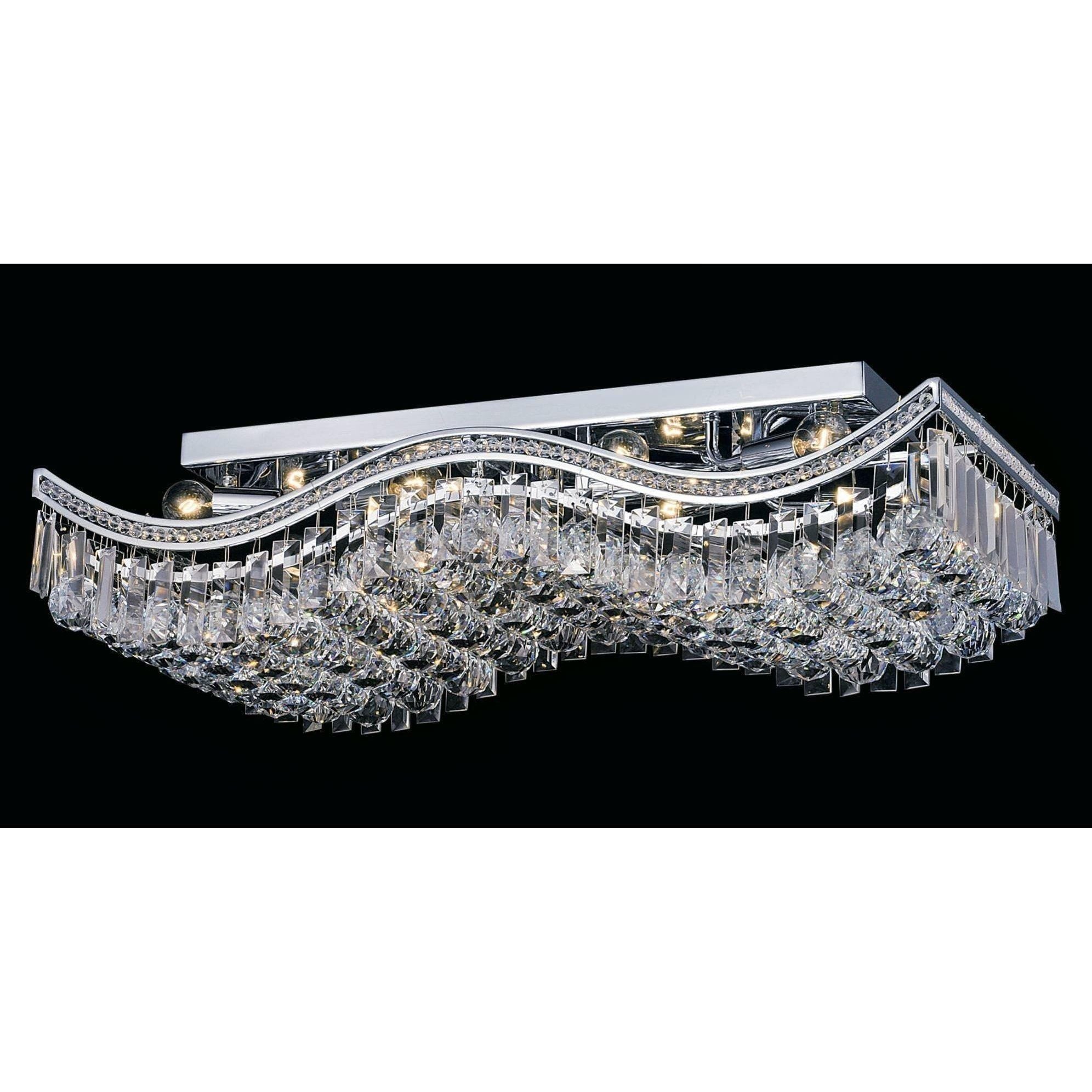 Ripple Flush Mount Chrome