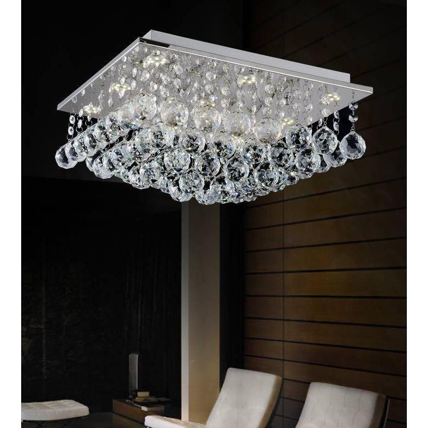 Sparkle Flush Mount Chrome