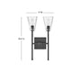 Hinkley - Auden Two Light Vanity - Lights Canada