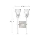 Hinkley - Auden Two Light Vanity - Lights Canada