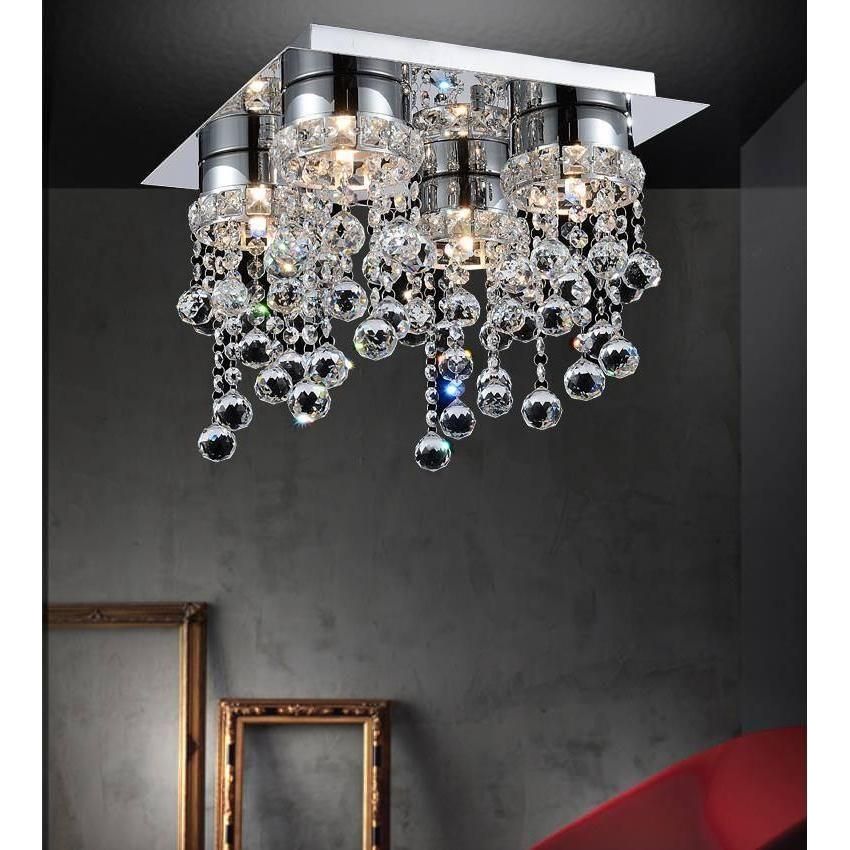 Monica Flush Mount Chrome