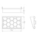 WAC Lighting - Snap-on Honeycomb Louver Glare Control for WAC Landscape Lighting Mini Wall Wash - Lights Canada