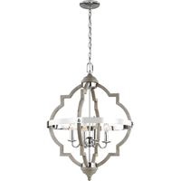 Socorro 4-Light Chandelier (with Bulbs)