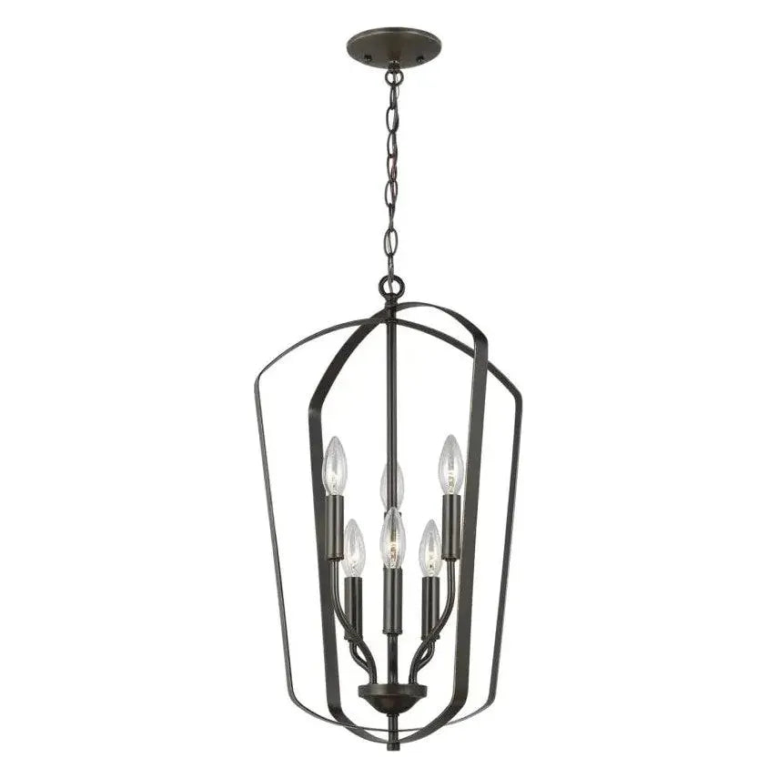 Generation Lighting - Romee Medium Six Light Pendant - Lights Canada