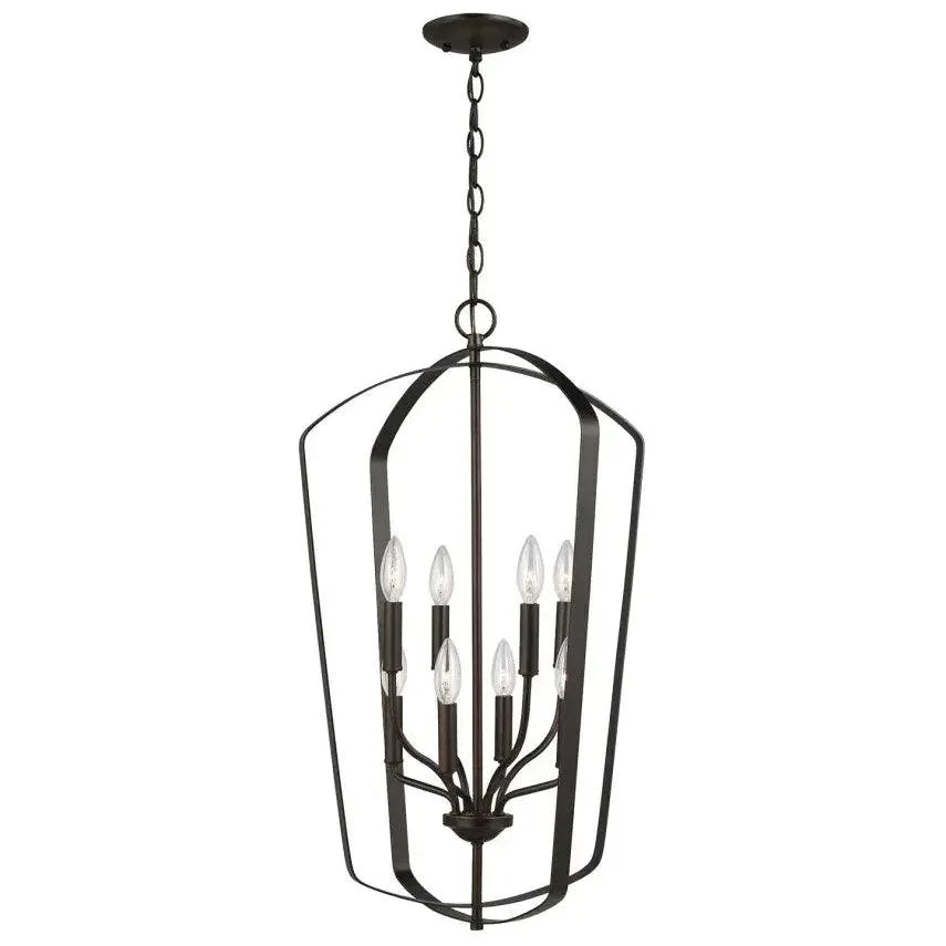 Generation Lighting - Romee Large Eight Light Pendant (with Bulbs) - Lights Canada