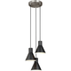 Generation Lighting - Towner 3-Light Multi Pendant (with Bulbs) - Lights Canada