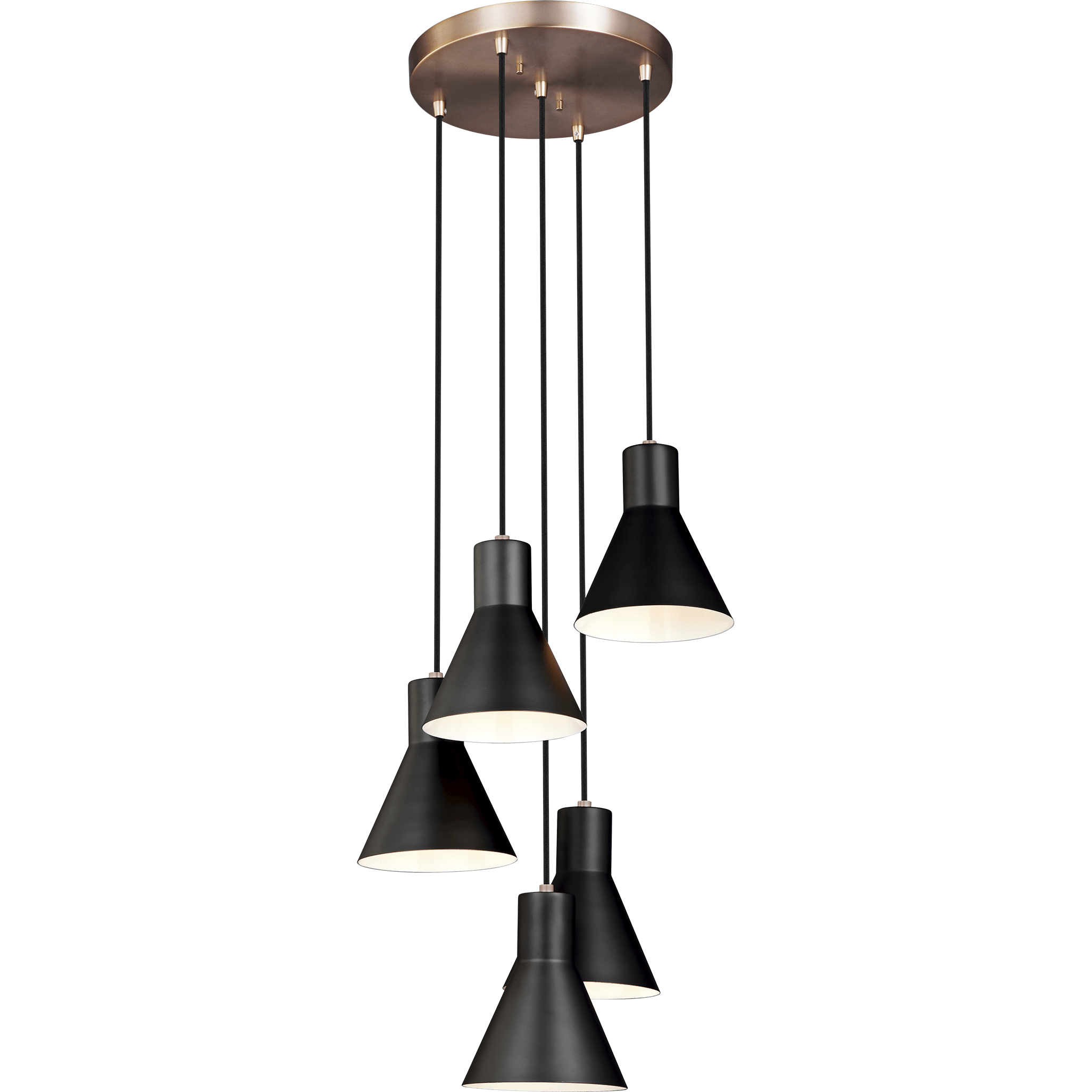 Generation Lighting - Towner 5-Light Multi Pendant (with Bulbs) - Lights Canada