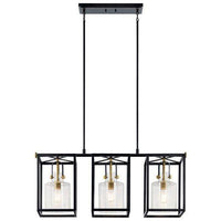 Kichler Kitner Linear Chandelier 3Lt