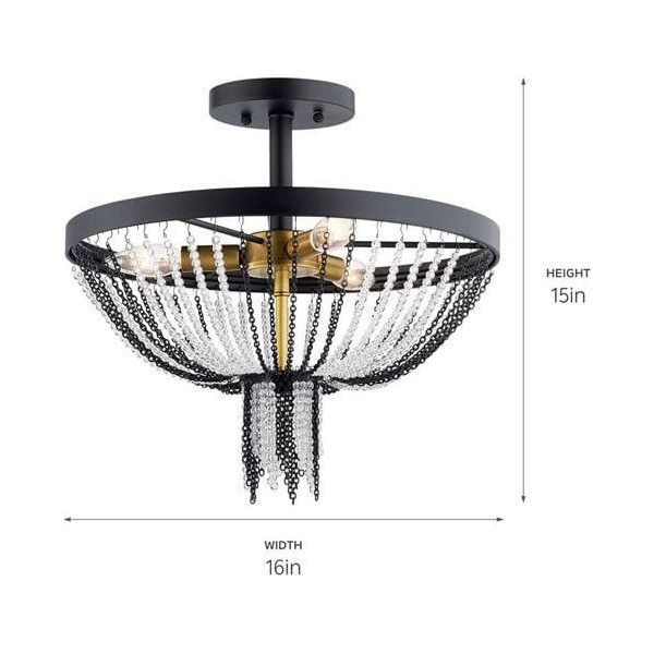 Kichler - Alexia Semi Flush Mount - Lights Canada