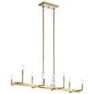 Kichler - Kichler Laurent Linear Chandelier 8Lt - Lights Canada