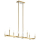 Kichler - Kichler Laurent Linear Chandelier 8Lt - Lights Canada