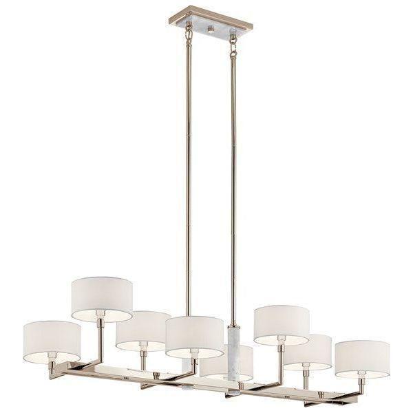 Kichler - Kichler Laurent Linear Chandelier 8Lt - Lights Canada