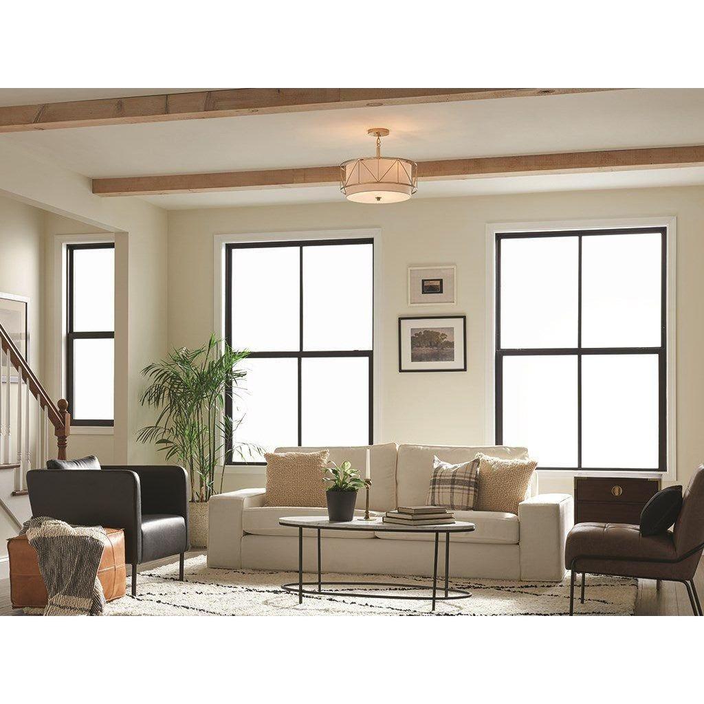 Kichler - Birkleigh 18" 3-Light Convertible Pendant - Lights Canada