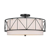 Birkleigh 24" 4-Light Semi Flush Mount