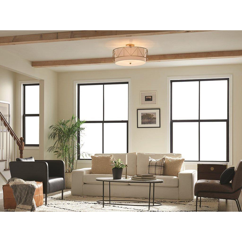 Kichler - Birkleigh 24" 4-Light Semi Flush Mount - Lights Canada