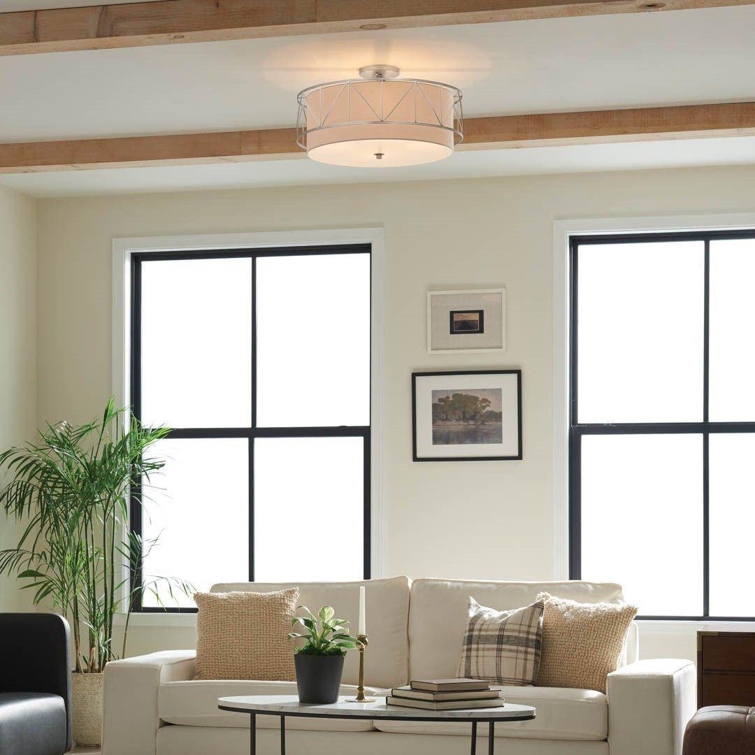 Kichler - Birkleigh 24" 4-Light Semi Flush Mount - Lights Canada