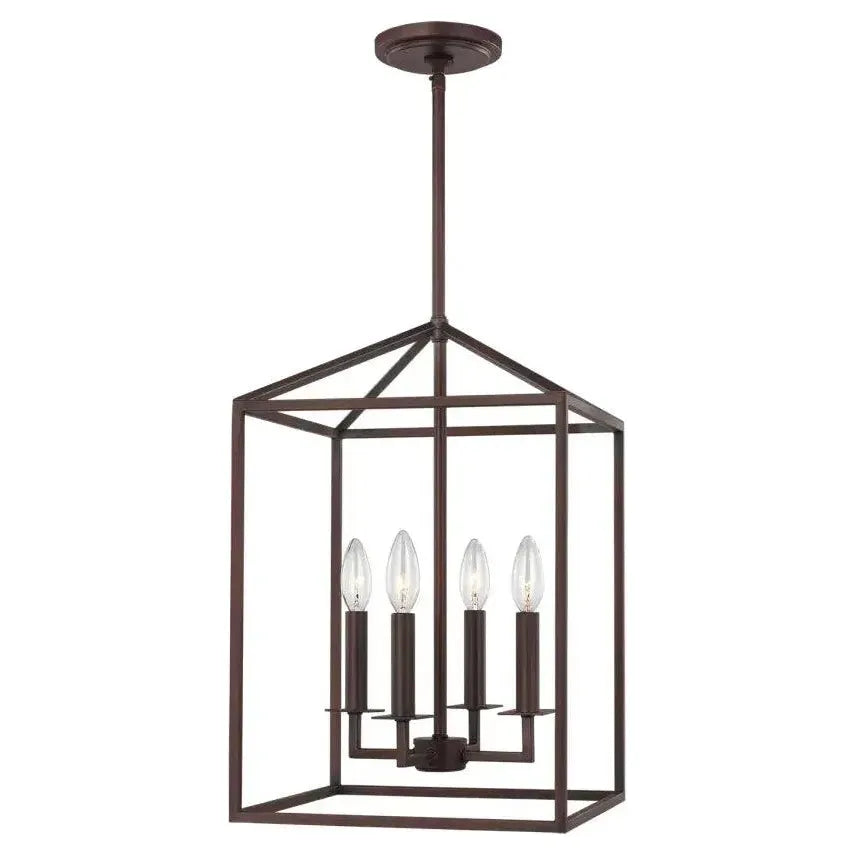 Generation Lighting - Perryton Small Four Light Pendant (with Bulbs) - Lights Canada