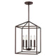 Generation Lighting - Perryton Small Four Light Pendant (with Bulbs) - Lights Canada