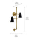 Kichler - Kichler Sylvia Wall Sconce 2 Light - Lights Canada