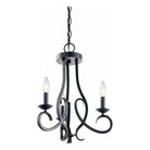 Kichler - Kichler Ania Chandelier Semi Flush 3Lt - Lights Canada