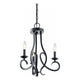 Kichler - Kichler Ania Chandelier Semi Flush 3Lt - Lights Canada