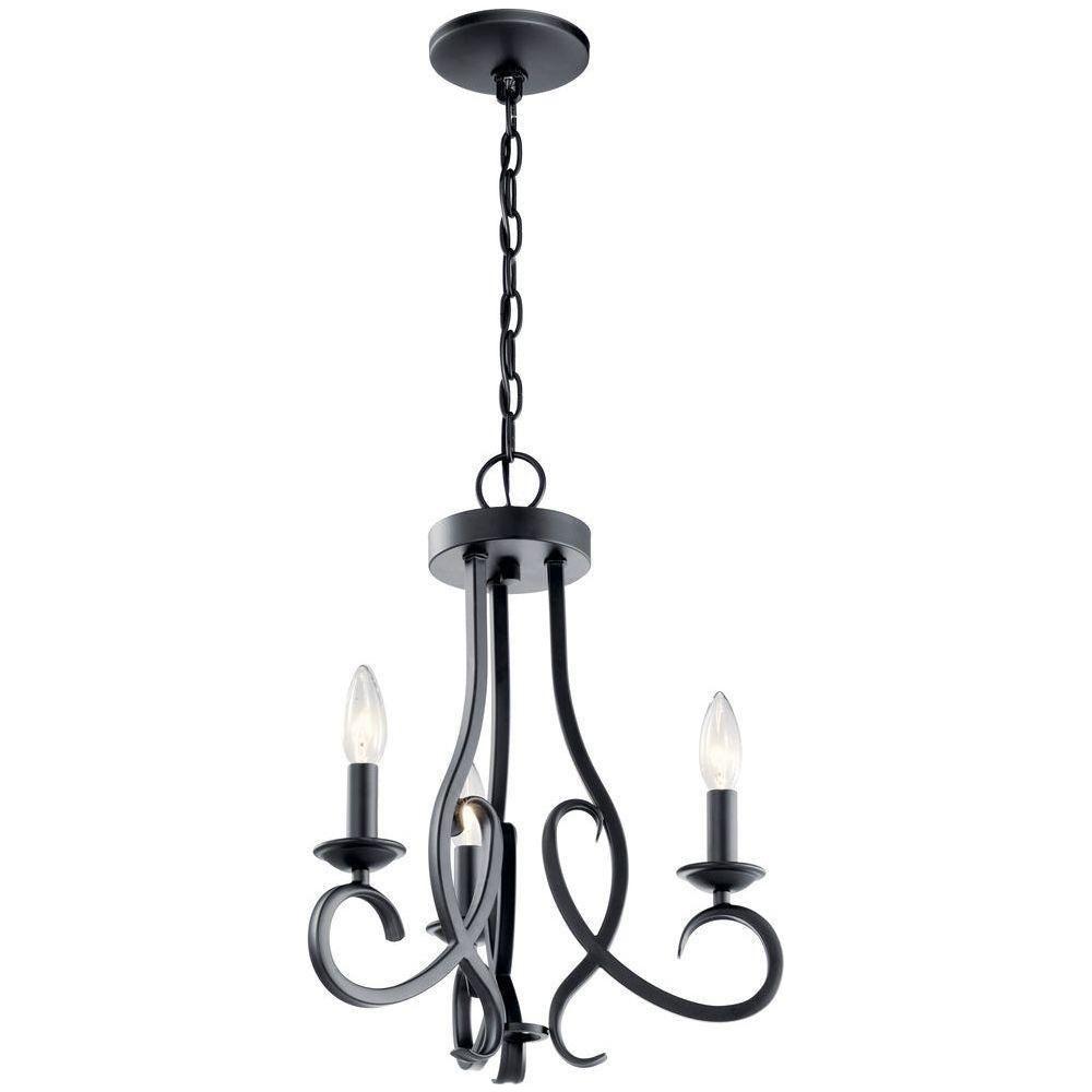 Kichler - Kichler Ania Chandelier Semi Flush 3Lt - Lights Canada