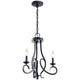 Kichler - Kichler Ania Chandelier Semi Flush 3Lt - Lights Canada