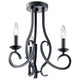Kichler - Kichler Ania Chandelier Semi Flush 3Lt - Lights Canada