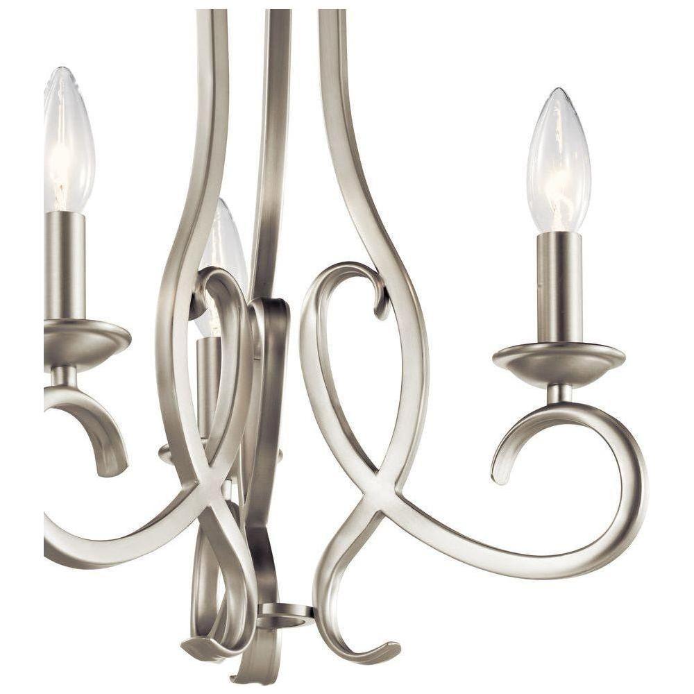 Kichler - Kichler Ania Chandelier Semi Flush 3Lt - Lights Canada