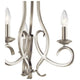 Kichler - Kichler Ania Chandelier Semi Flush 3Lt - Lights Canada