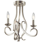 Kichler - Kichler Ania Chandelier Semi Flush 3Lt - Lights Canada