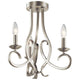 Kichler - Kichler Ania Chandelier Semi Flush 3Lt - Lights Canada