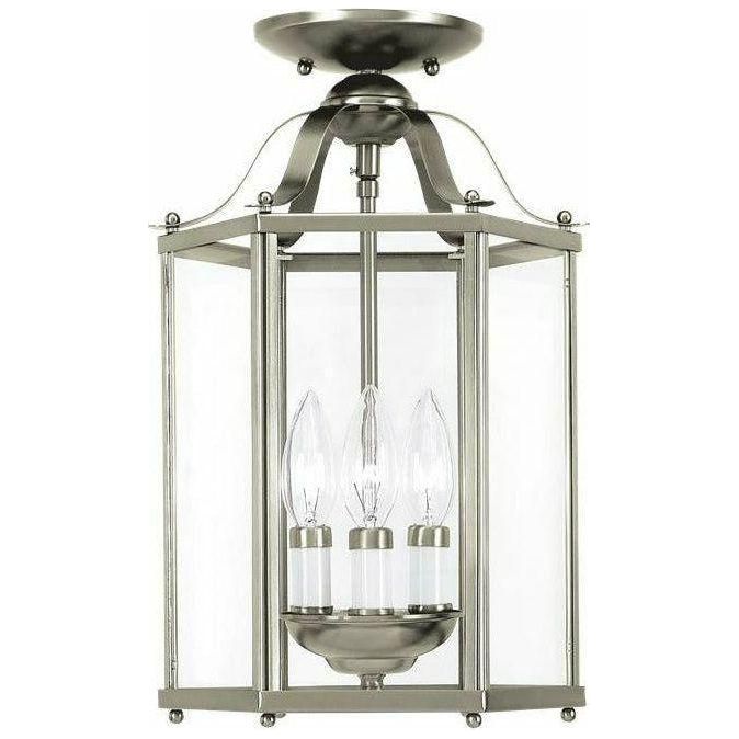 Generation Lighting - Bretton 3-Light Convertible Pendant (with Bulbs) - Lights Canada