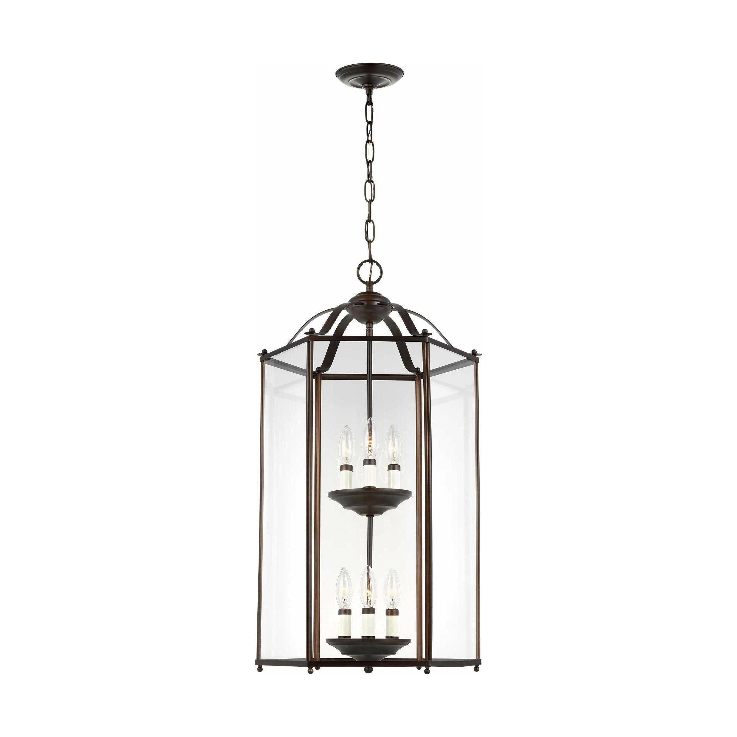 Generation Lighting - Bretton 6-Light Pendant (with Bulbs) - Lights Canada