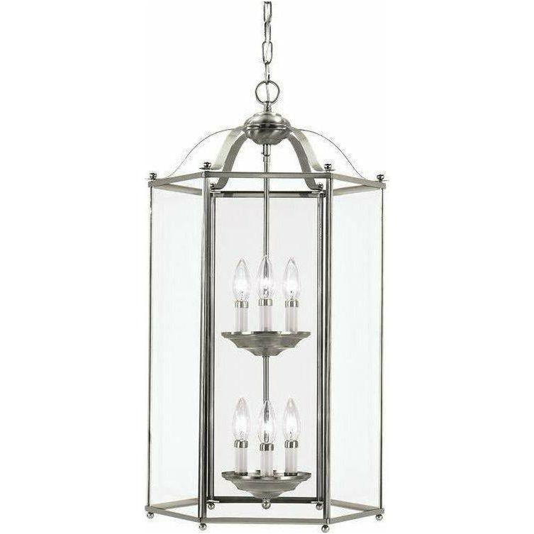 Generation Lighting - Bretton 6-Light Pendant (with Bulbs) - Lights Canada