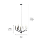 Kichler - Kichler Armand Chandelier 8Lt - Lights Canada