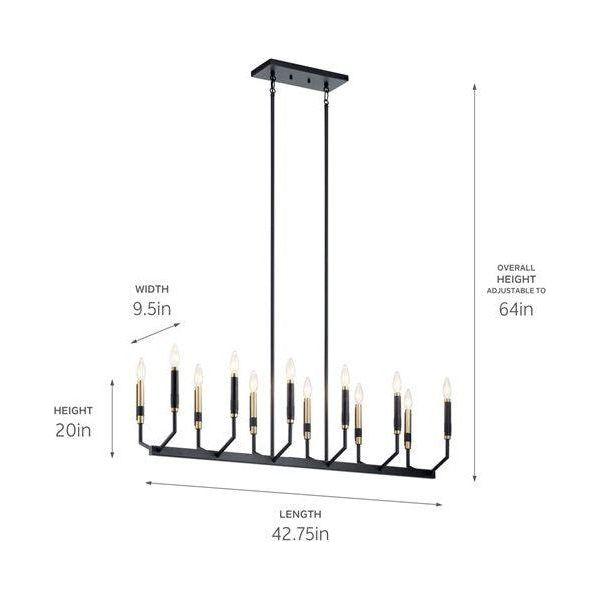 Kichler - Kichler Armand Chandelier 12Lt - Lights Canada