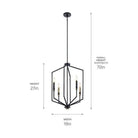 Kichler - Kichler Large Foyer Pendant 4Lt - Lights Canada