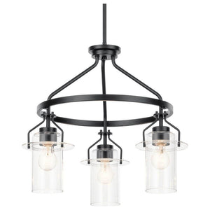 Kichler - Everett 22.5" 3-Light Round Chandelier - Lights Canada